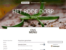 Tablet Screenshot of het-rode-dorp.nl